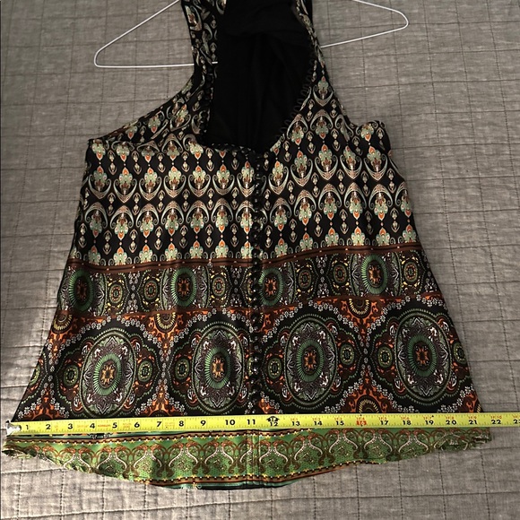 Flirty, silk racer back top with camisole - Picture 12 of 12